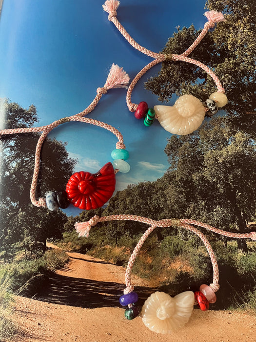 Shell disco bracelet