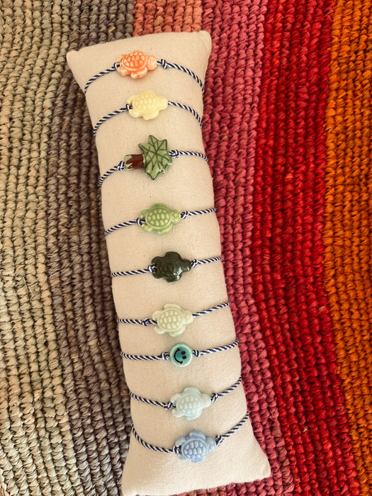 Blue stripe bracelets