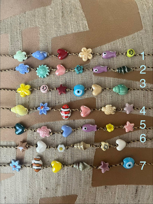 Multicharm anklet
