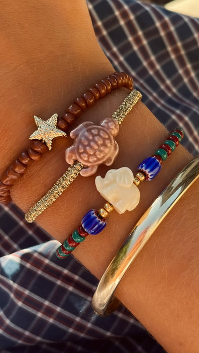 Golden star bracelet