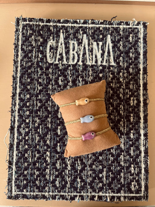 Fish beige bracelet