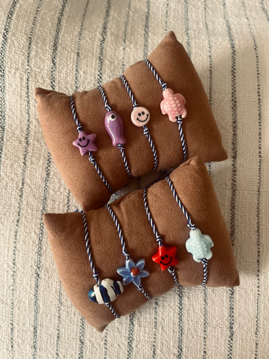 Blue stripe bracelets