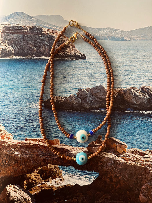 Blue eye necklace