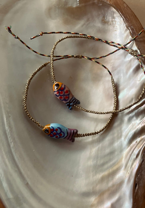 Fish bracelet multicolour