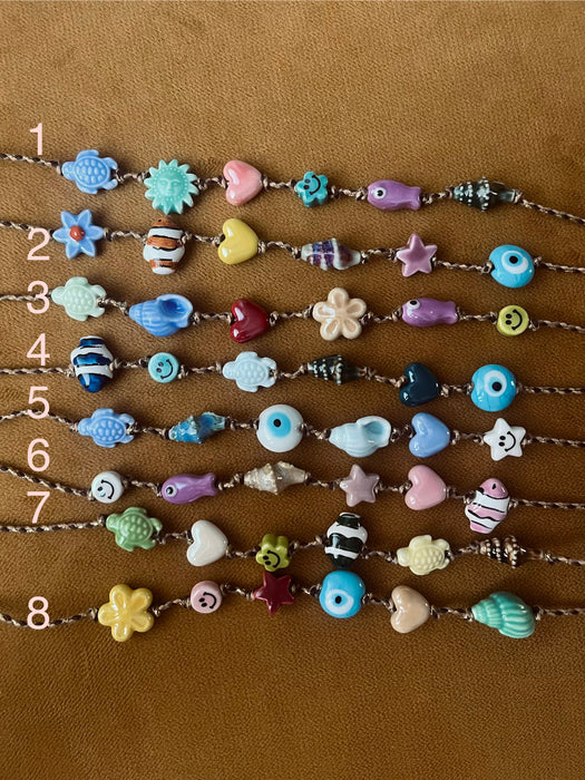 Multicharm anklet