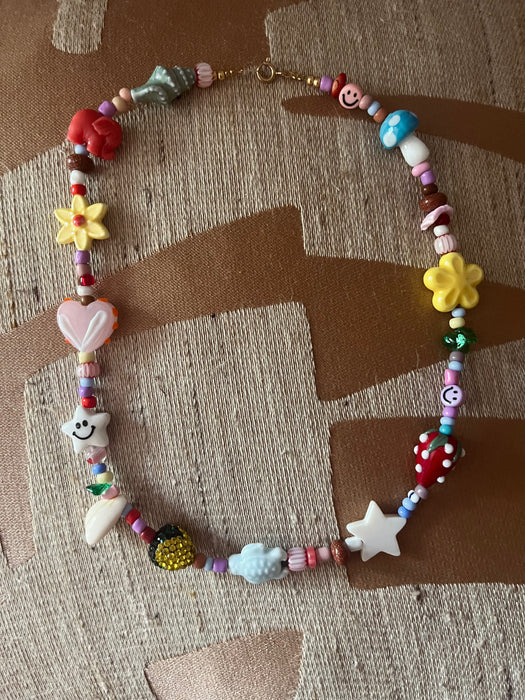 Kids necklace lemon