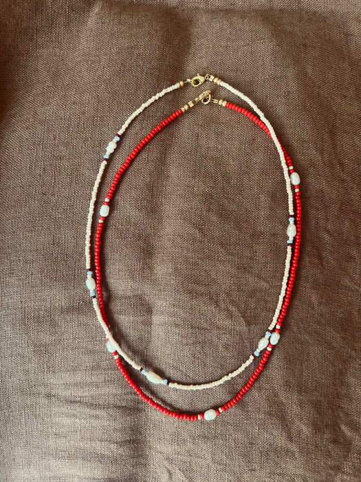 Mini pearl necklace