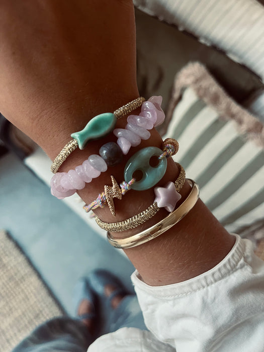 Green fish bracelet