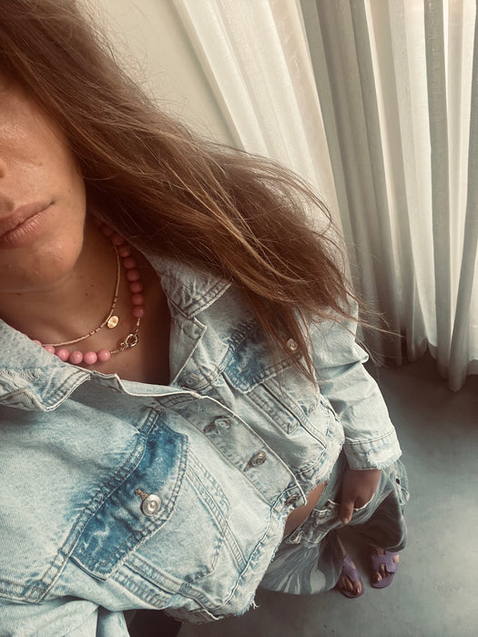 Pink necklace