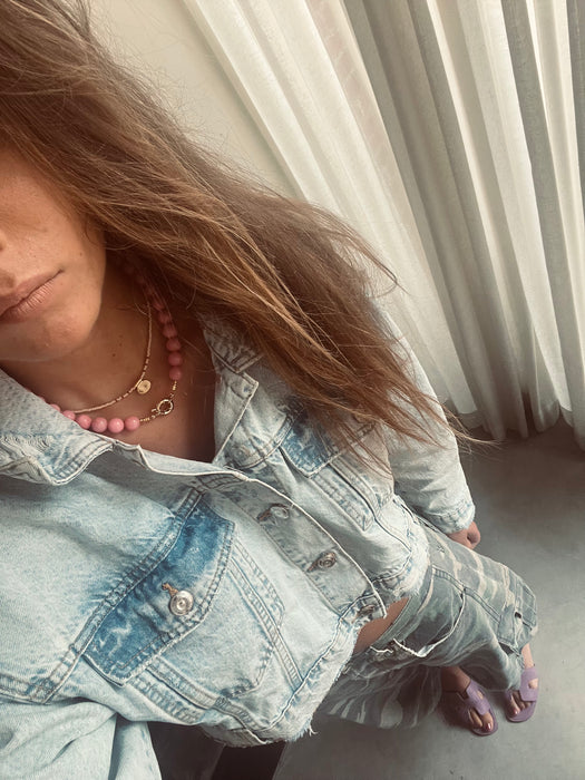 Pink necklace