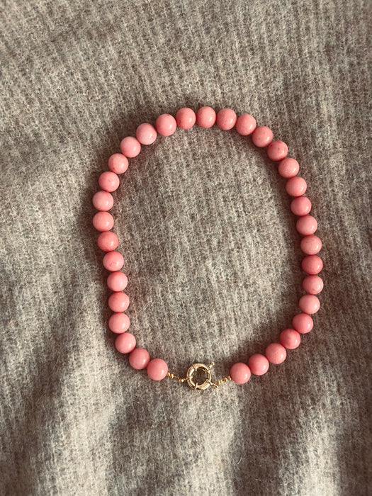 Pink necklace