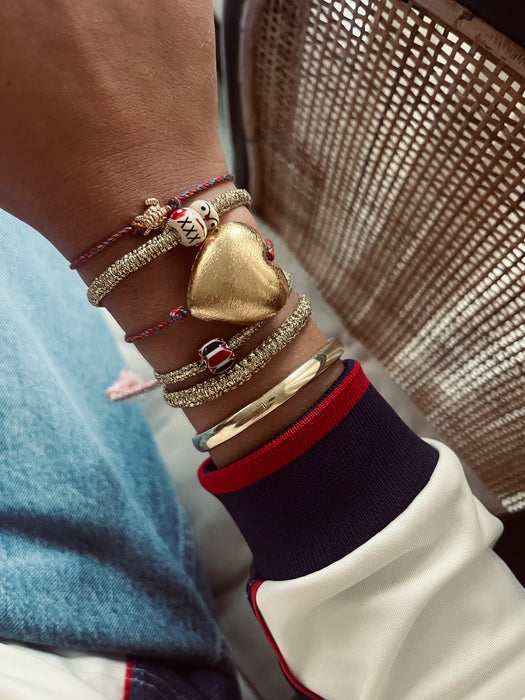 Golden heart bracelet