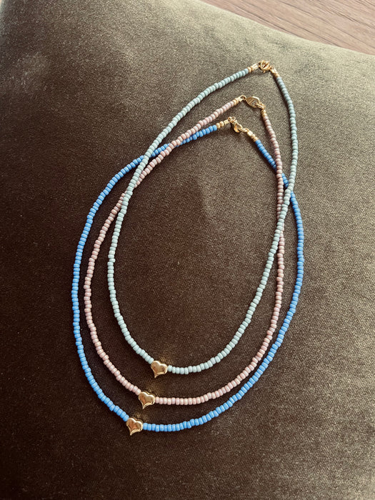 Golden love necklace mini