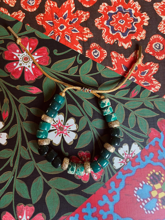 Disco bracelet | Green