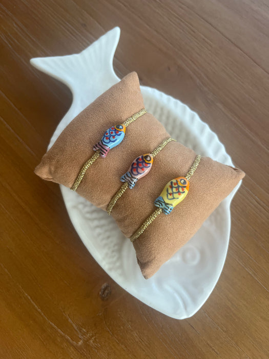 Fish bracelet multicolour