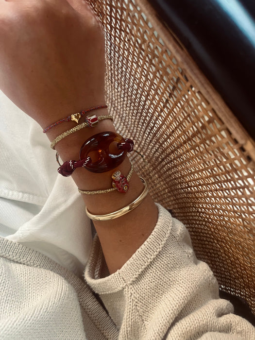 Multicolour fish bracelet