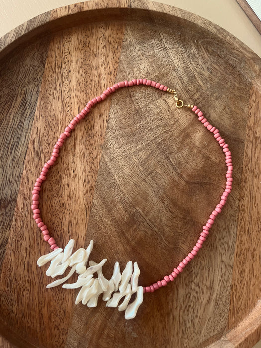 Sea necklace | Pink
