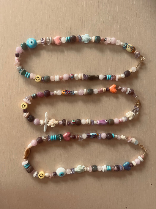 Multicharm necklace