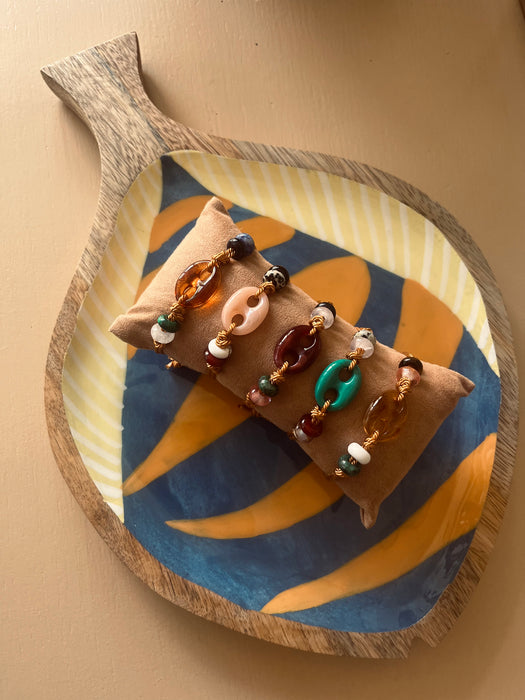 Mini bean bracelet