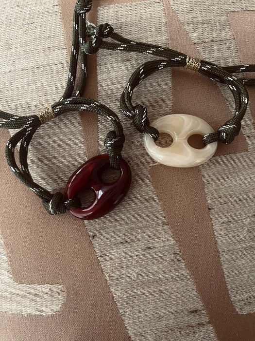 Bean bracelet Green