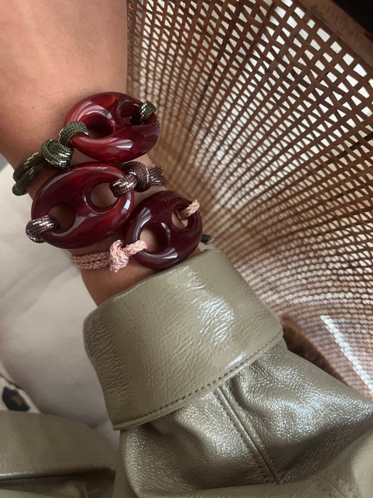 Bean bracelet Brown