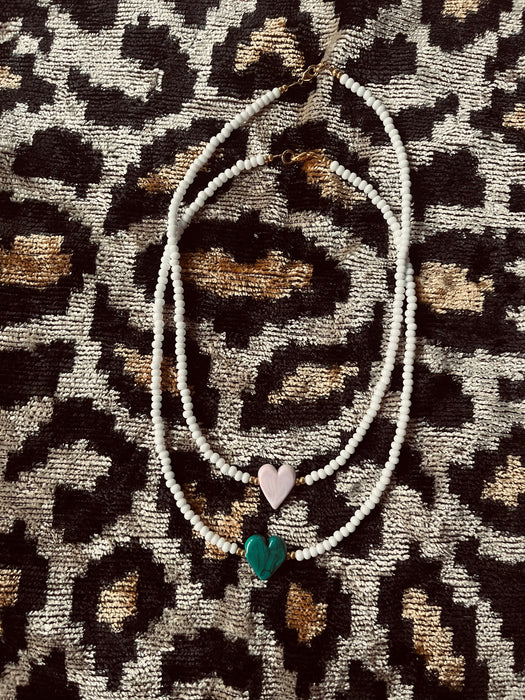 Love necklace | White