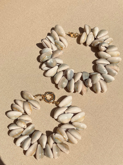 Shell anklet | Grey