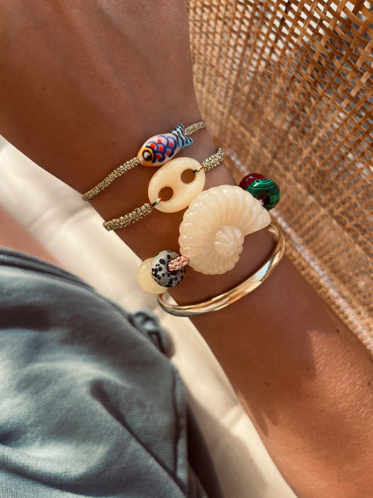Mini golden bean bracelet
