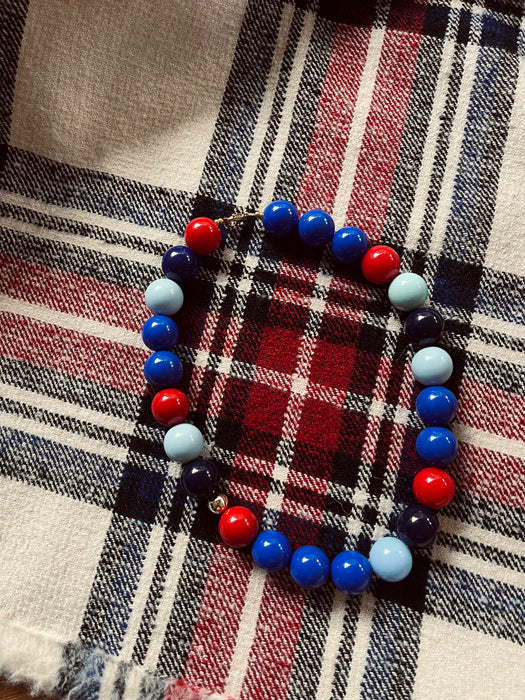 Disco dancing necklace| Blue