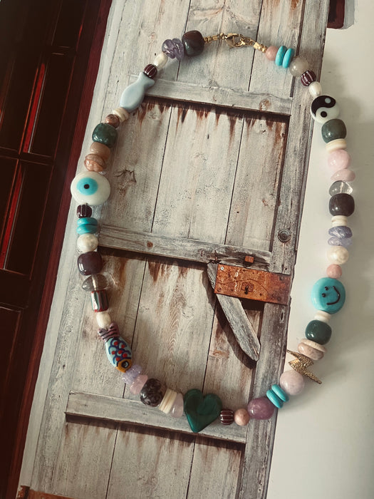 Multicharm necklace