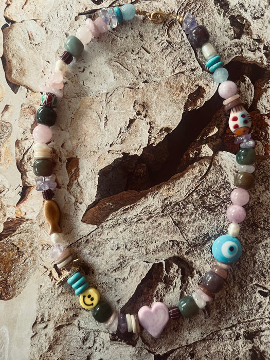 Multicharm necklace