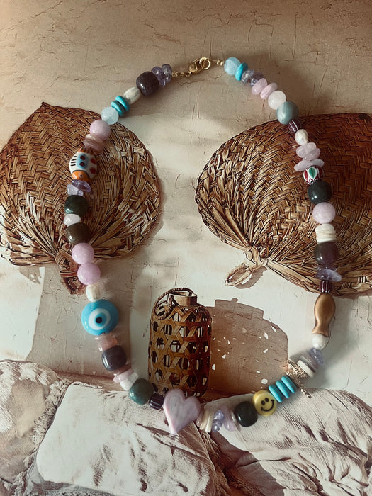 Multicharm necklace