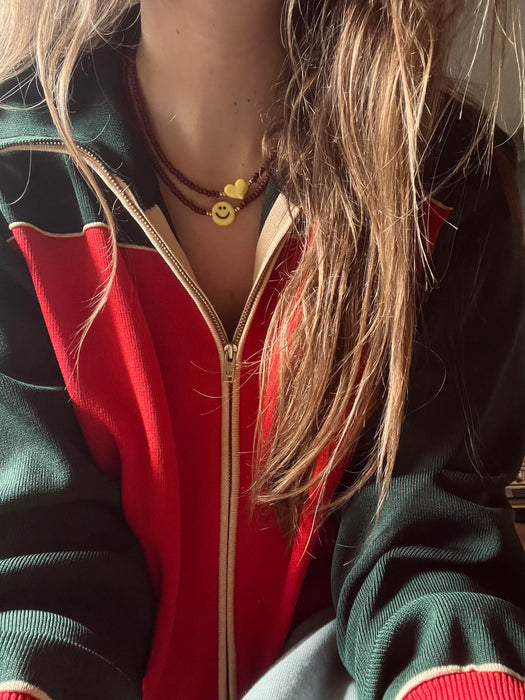 Love necklace | Burgundy