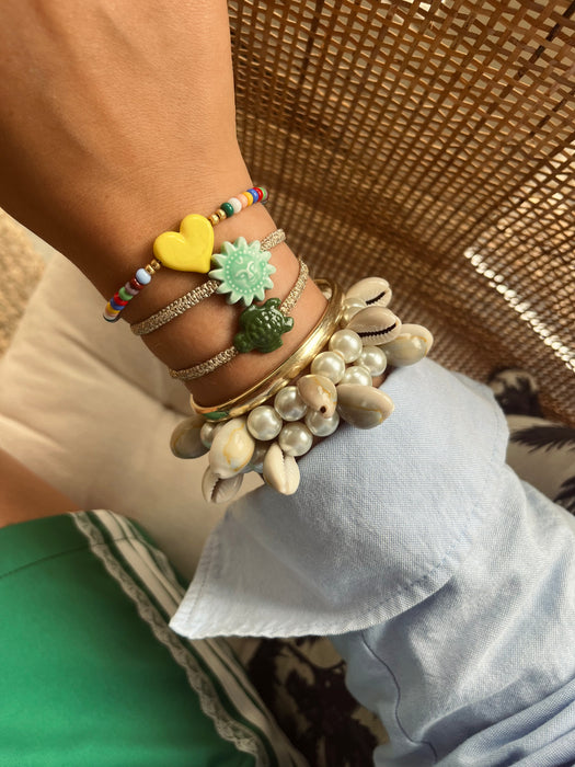 Green sun bracelet