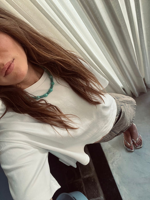 Sea blue necklace