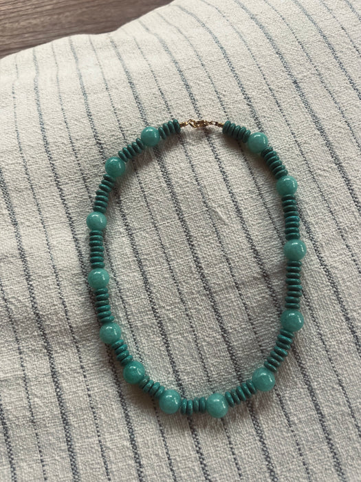 Sea blue necklace