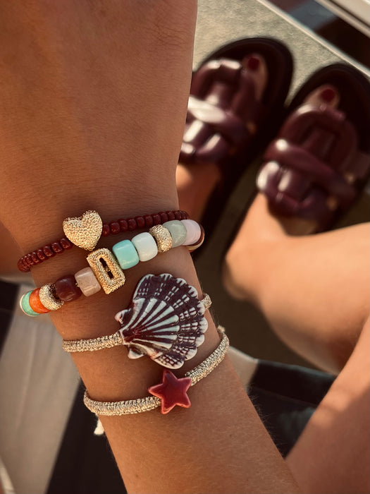 Bordeaux star bracelet