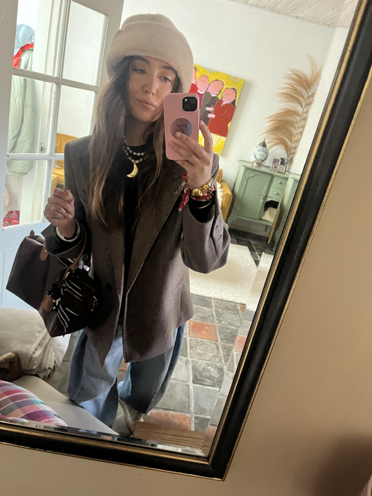 Cosmos pearl necklace