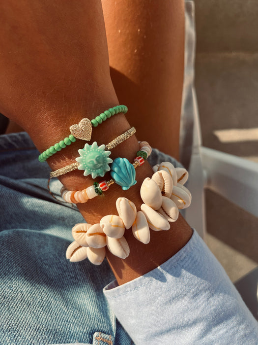 Green sun bracelet