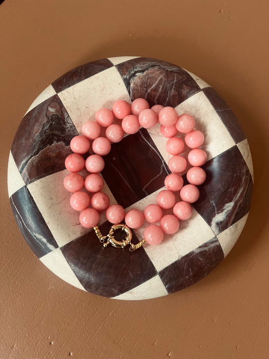 Pink necklace