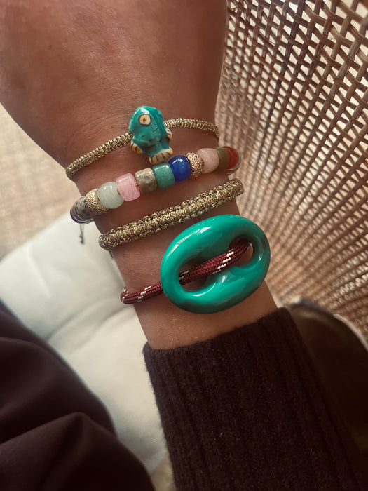 Bean bracelet | Green
