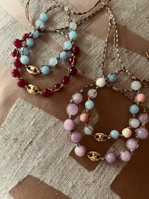 Golden bean bracelet