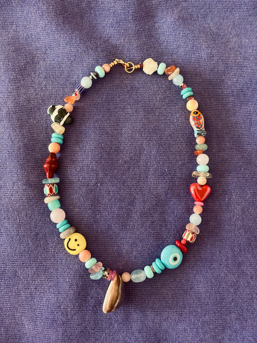 Multicharm necklace