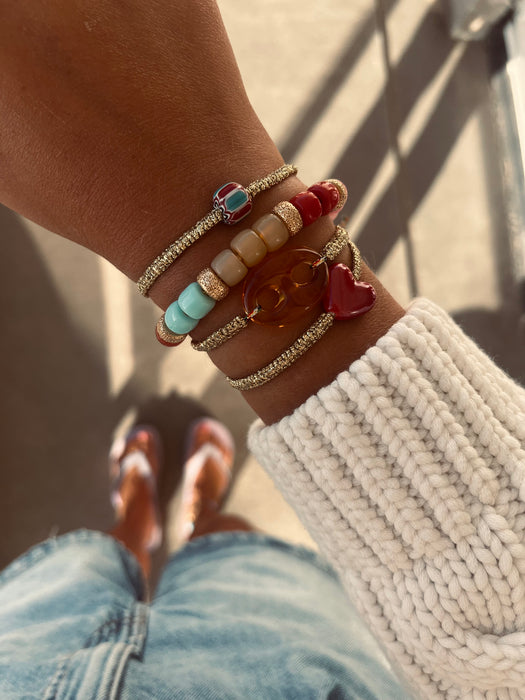 Disco bracelet | Gold