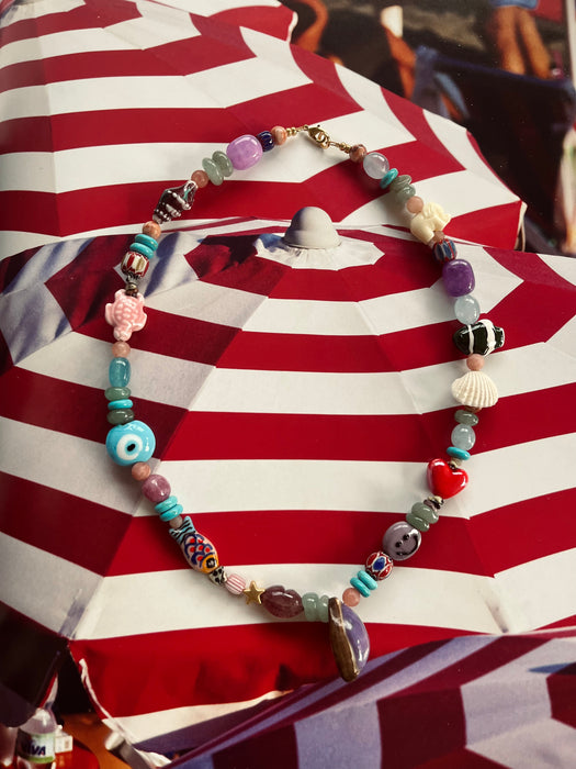 Multicharm necklace