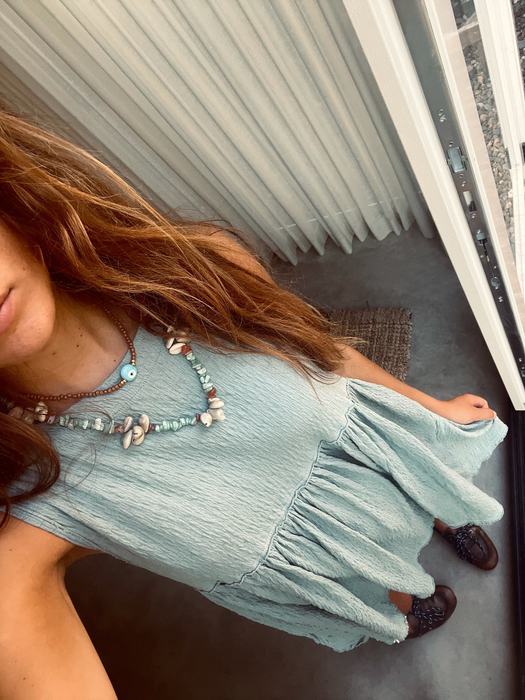 Blue eye necklace
