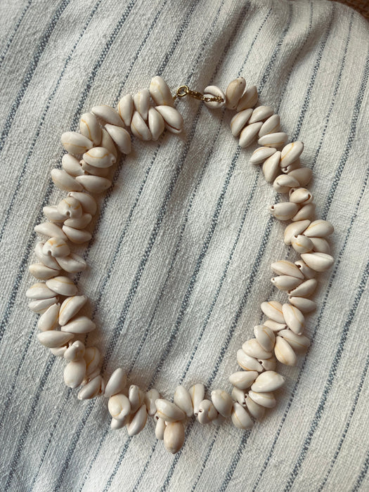 Big multi shell necklace